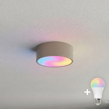 BRILAGI - LED RGBW aptumšojama griestu lampa CLARE 1xE27/12W/230V 2700-6500K Ø 20 cm bēša