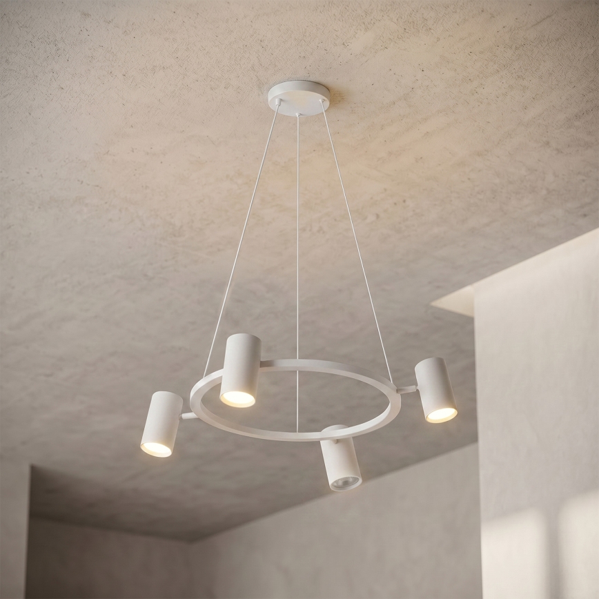 BRILAGI - LED RGBW dimējama lustra uz troses SELE 4xGU10/6,5W/230V 2700-6500K balta
