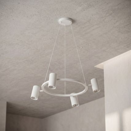 BRILAGI - LED RGBW dimējama lustra uz troses SELE 4xGU10/6,5W/230V 2700-6500K balta