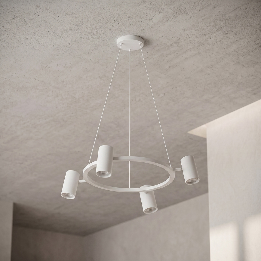 BRILAGI - LED RGBW dimējama lustra uz troses SELE 4xGU10/6,5W/230V 2700-6500K balta