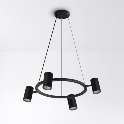 BRILAGI - LED RGBW regulējama lustra uz troses SELE 4xGU10/6,5W/230V 2700-6500K melna