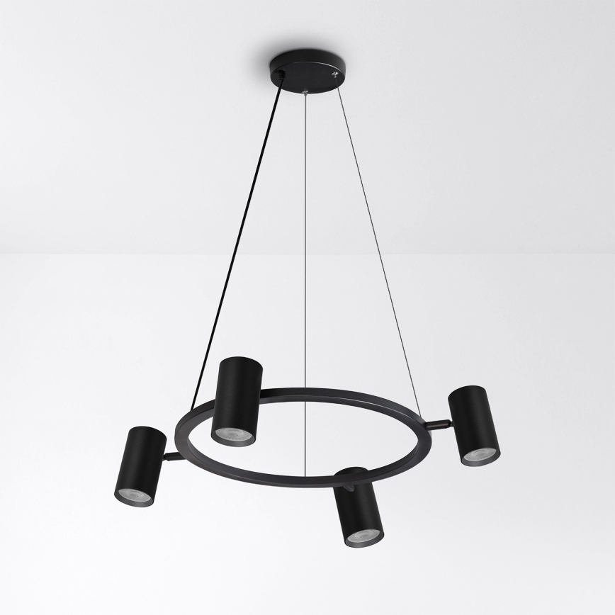 BRILAGI - LED RGBW regulējama lustra uz troses SELE 4xGU10/6,5W/230V 2700-6500K melna