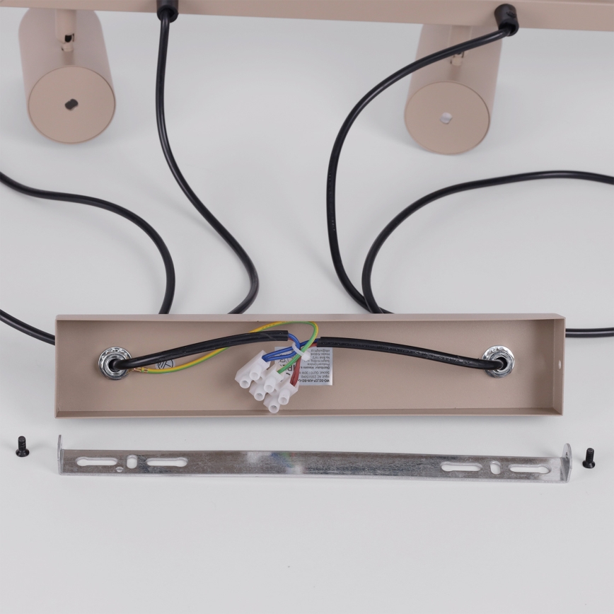 BRILAGI - LED RGBW regulējams piekaramais lustrs uz kabeļa SELE 6xGU10/6,5W/230V 2700-6500K bēšs + tālvadība