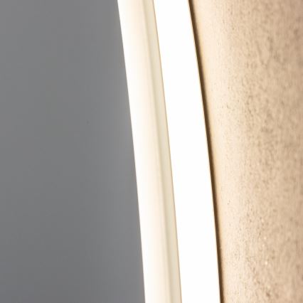 Brilagi - LED RGBW Vannas istabas apsildāmais spogulis CLARA PRO LED/18,5W/230V diam. 60 cm IP44 CRI 90 ar regulējamu spilgtumu + CCT