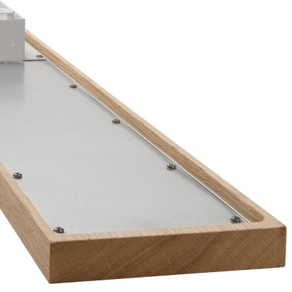 Brilagi - LED RGBW Aptumšojams panelis WOODY FRAME LED/34W/230V 11,5x123 cm 2700-6500K ozols + tālvadības pults