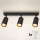 Brilagi - LED RGBW aptumšojams prožektors SELE 3xGU10/4,8W/230V 3000K melns/zelts + tālvadības pults