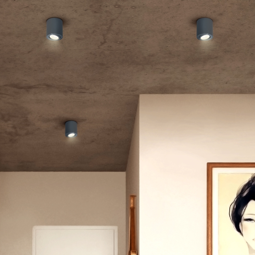 Brilagi - LED RGBW ar regulējamu spilgtumu spot gaismeklis MIA 1xGU10/6W/230V 3000K 84x80 mm antracīts + tālvadības pults