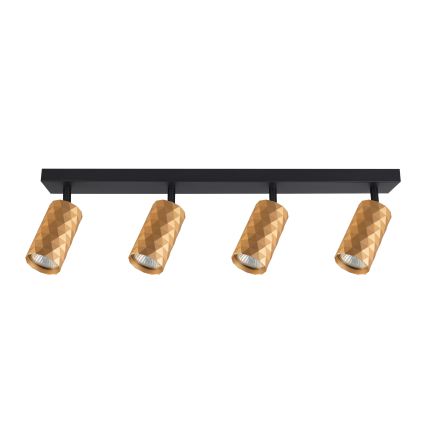 Brilagi - LED RGBW regulējams spotgaismeklis SELE DIAMANT 4xGU10/4,8W/230V 3000K zelta + tālvadība