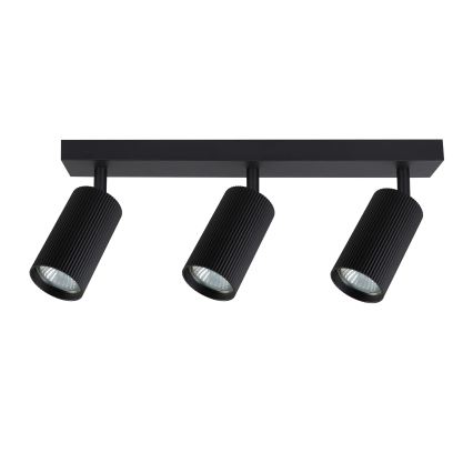 Brilagi - RGBW LED dimmējams virziena gaismeklis SELE MODERN 3xGU10/4,8W/230V 3000K melns + tālvadības pults