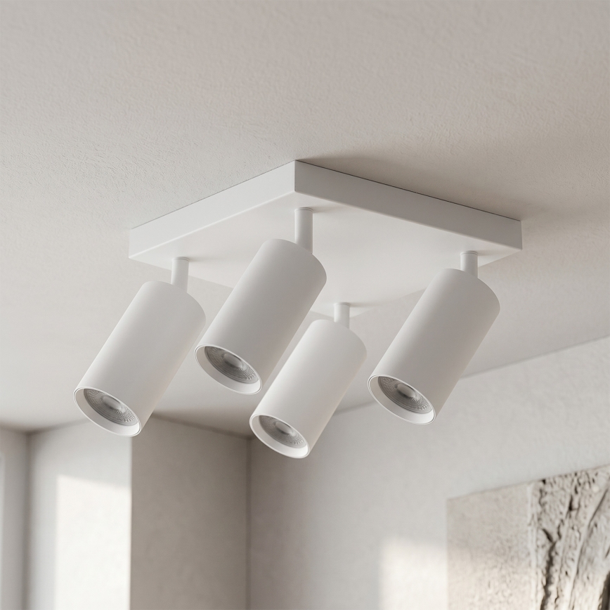 BRILAGI - LED RGBW Dimmējams punktveida gaismeklis SELE SQUARE 4xGU10/6,5W/230V 2700-6500K balta