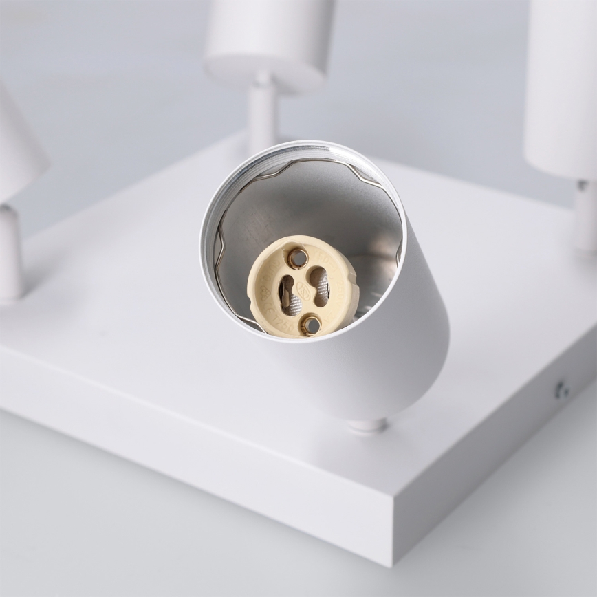 BRILAGI - LED RGBW Dimmējams punktveida gaismeklis SELE SQUARE 4xGU10/6,5W/230V 2700-6500K balta