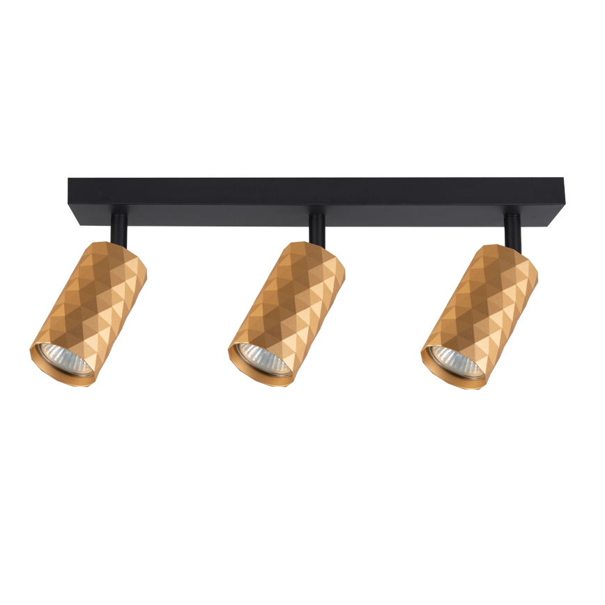 Brilagi - LED RGBW ar spilgtuma regulēšanu punktveida gaismeklis SELE DIAMANT 3xGU10/6W/230V 3000K zelta + tālvadība