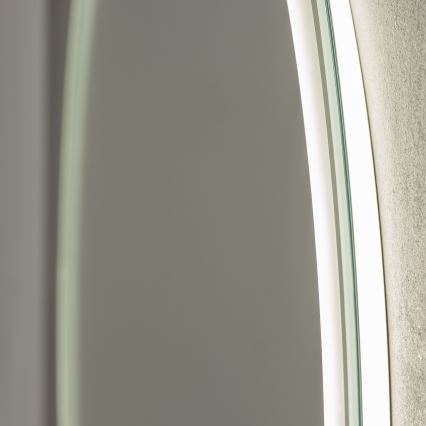 Brilagi - LED RGBW vannas istabas apsildāmais spogulis AVA PRO LED/18W/230V Ø 60 cm IP44 CRI 90 aptumšojams + CCT