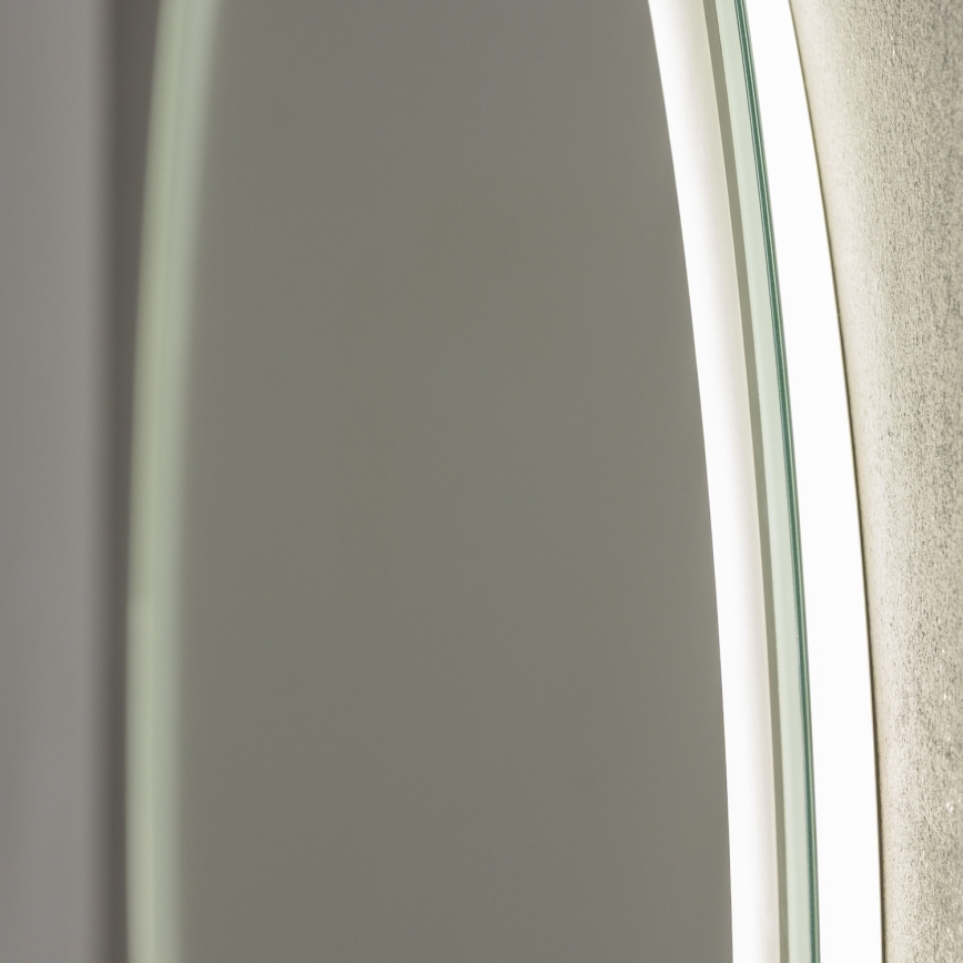 Brilagi - LED RGBW vannas istabas apsildāmais spogulis AVA PRO LED/18W/230V Ø 60 cm IP44 CRI 90 aptumšojams + CCT