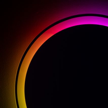 Brilagi - LED RGBW vannas istabas apsildāmais spogulis AVA PRO LED/18W/230V Ø 60 cm IP44 CRI 90 aptumšojams + CCT