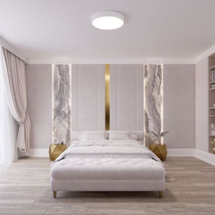 Brilagi - dimmējams LED RGBW griestu gaismeklis CLARE 4xE27/9W/230V 2700-6500K Ø 50 cm Wi-Fi balts