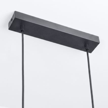 BRILAGI - LED RGBW dimējama lustra uz troses SELE 6xGU10/6,5W/230V 2700-6500K melna + tālvadības pults