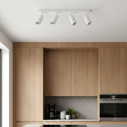 Brilagi - LED RGBW dimmējams punktveida gaismeklis SELE MODERN 4xGU10/4,8W/230V 3000K balts + tālvadības pults