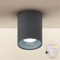 Brilagi - LED RGBW ar regulējamu spilgtumu spot gaismeklis TRINE 1xGU10/4,8W/230V 3000K antracīts + tālvadības pults