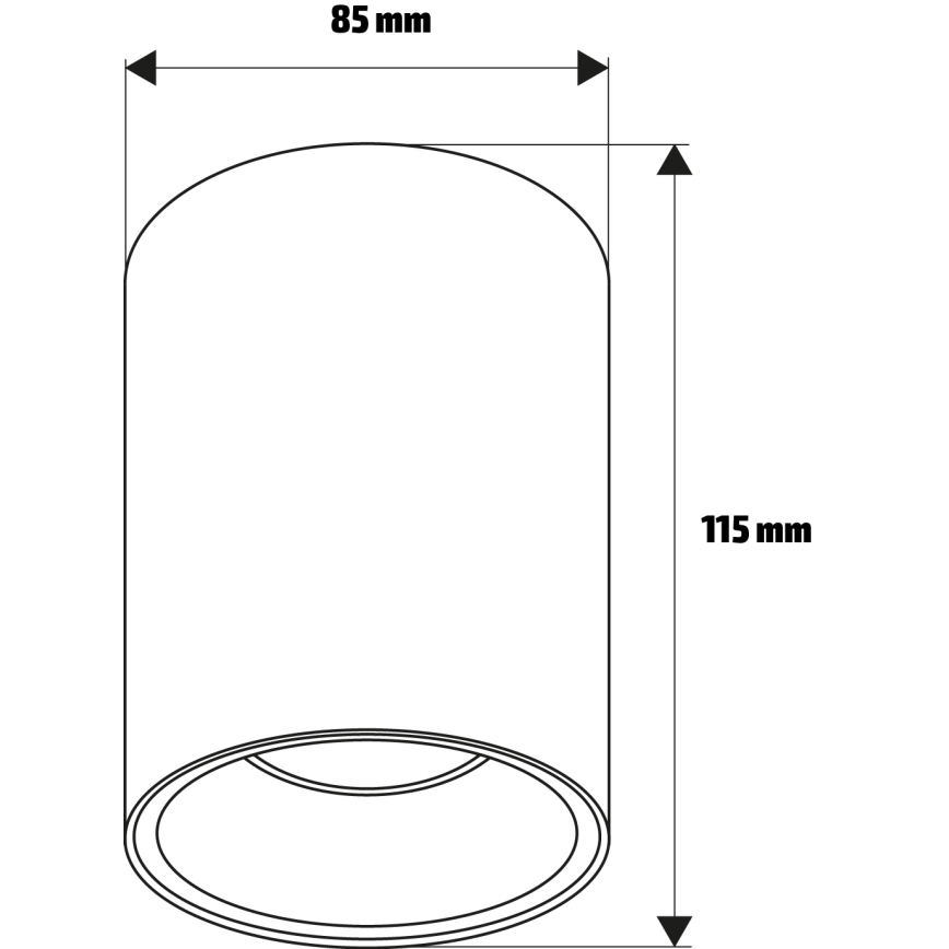 Brilagi - LED RGBW dimmējams spota gaismeklis TRINE 1xGU10/30W/230V 2700–6500K Wi‑Fi bēšs/zeltains