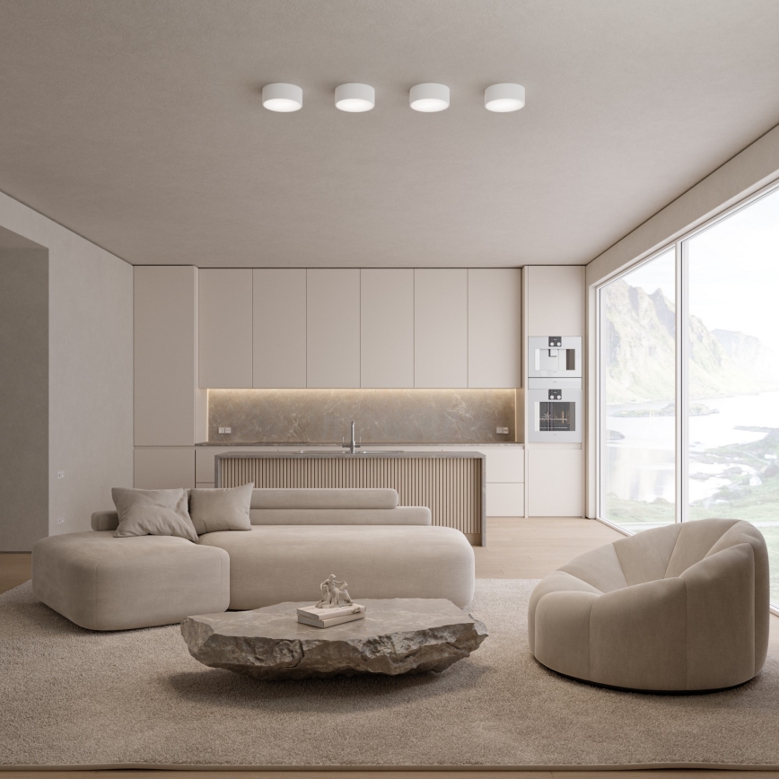 Brilagi - LED RGBW Regulējams vannas istabas griestu lukturis CLARE 1xE27/9W/230V 2700-6500K Ø 20 cm IP54 Wi-Fi balts