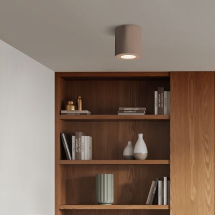 Brilagi - LED RGBW aptumšojams vannas istabas gaismeklis MIA 1xGU10/4,8W/230V 3000K 84x80 mm bēšs IP54 + tālvadības pults