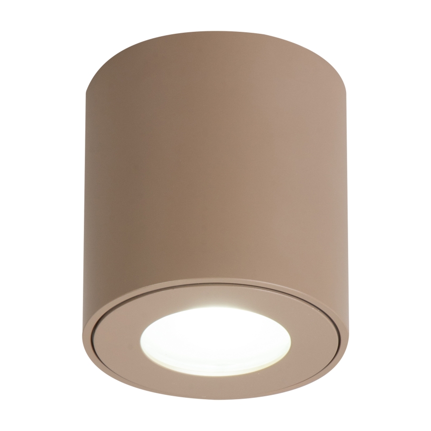 Brilagi - LED RGBW aptumšojams vannas istabas gaismeklis MIA 1xGU10/4,8W/230V 3000K 84x80 mm bēšs IP54 + tālvadības pults