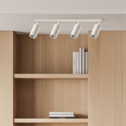Brilagi - LED RGBW aptumšojams punktveida gaismeklis SELE DIAMANT 4xGU10/4,8W/230V 3000K balts + tālvadības pults
