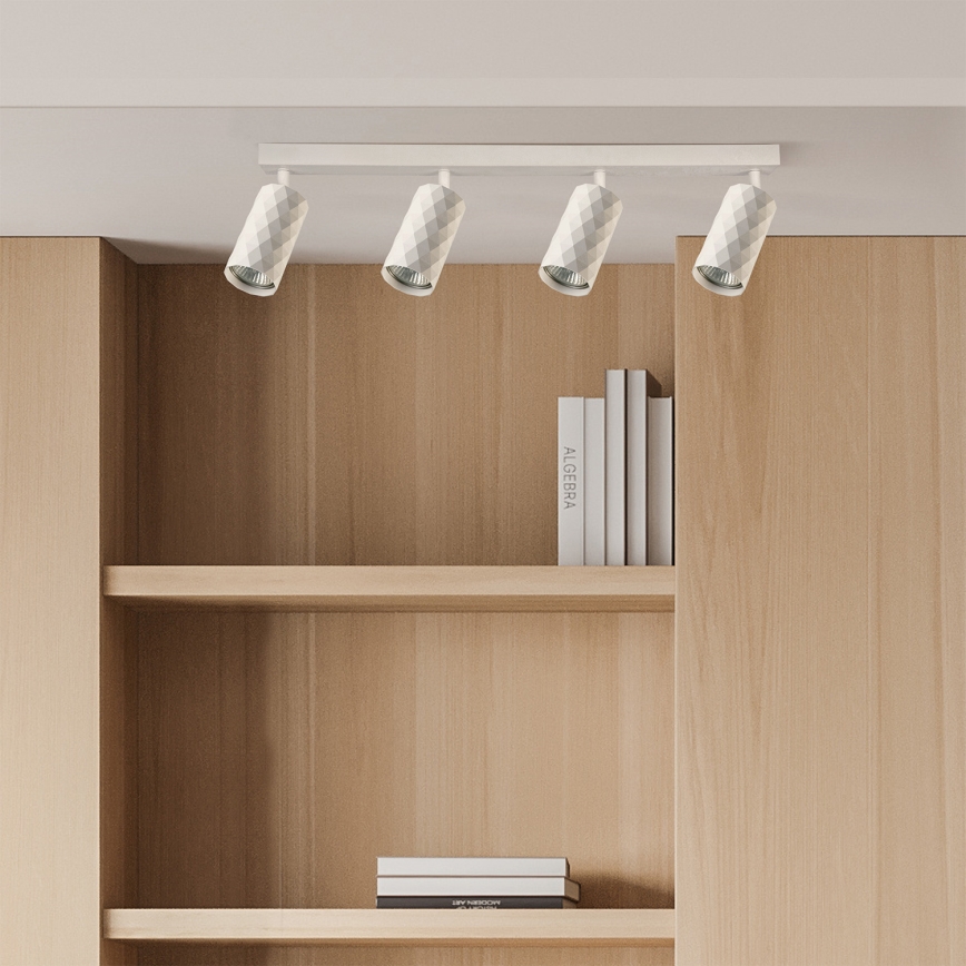 Brilagi - LED RGBW aptumšojams punktveida gaismeklis SELE DIAMANT 4xGU10/4,8W/230V 3000K balts + tālvadības pults