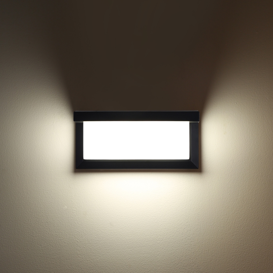 Brilagi - LED RGBW dimmējams āra sienas gaismeklis BRICKY 1xE27/15W/230V 2700-6500K IP54 melns