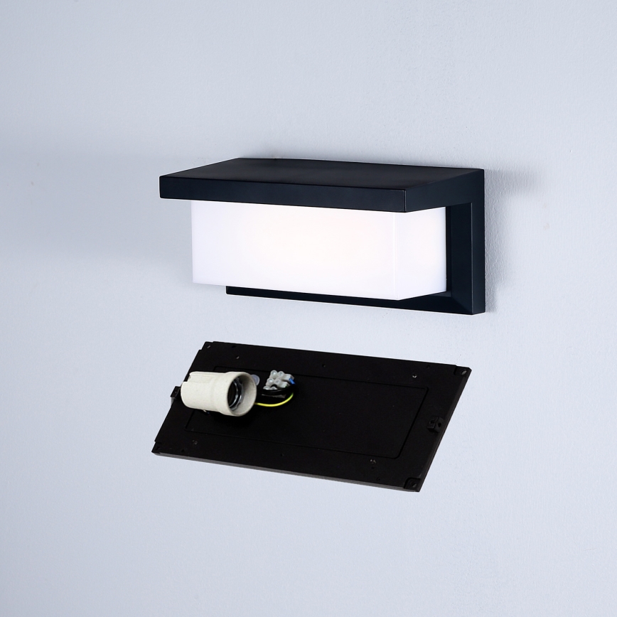 Brilagi - LED RGBW dimmējams āra sienas gaismeklis BRICKY 1xE27/15W/230V 2700-6500K IP54 melns