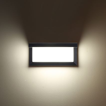 Brilagi - LED RGBW regulējams āra sienas gaismeklis BRICKY 1xE27/9W/230V 2700-6500K antracīts IP54
