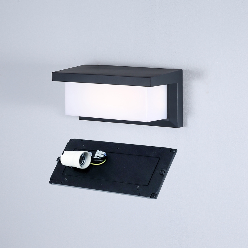 Brilagi - LED RGBW regulējams āra sienas gaismeklis BRICKY 1xE27/9W/230V 2700-6500K antracīts IP54