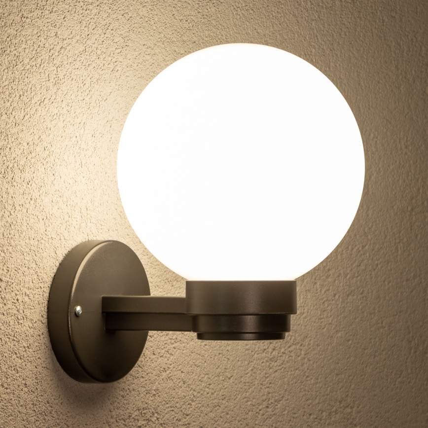 BRILAGI - LED RGBW aptumšojams āra sienas gaismeklis HARBOR 1xE27/12W/230V 2700–6500K IP33 antracīts/balts