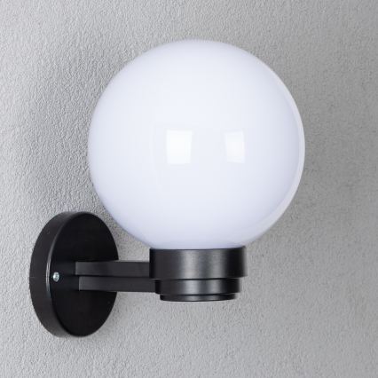BRILAGI - LED RGBW ar regulējamu spilgtumu āra sienas gaismeklis HARBOR 1xE27/12W/230V 2700-6500K IP33 melns/balts