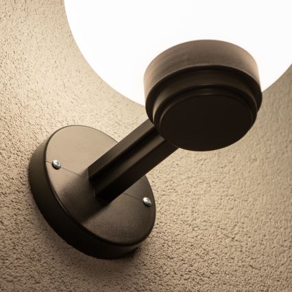 BRILAGI - LED RGBW ar regulējamu spilgtumu āra sienas gaismeklis HARBOR 1xE27/12W/230V 2700-6500K IP33 melns/balts