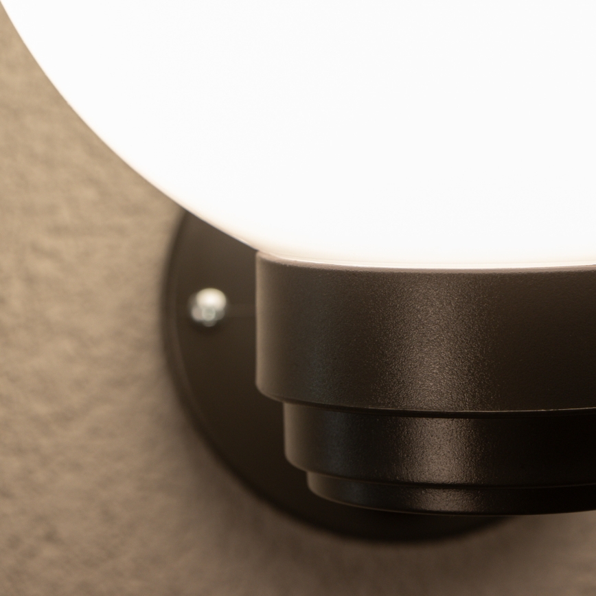 BRILAGI - LED RGBW ar regulējamu spilgtumu āra sienas gaismeklis HARBOR 1xE27/12W/230V 2700-6500K IP33 melns/balts