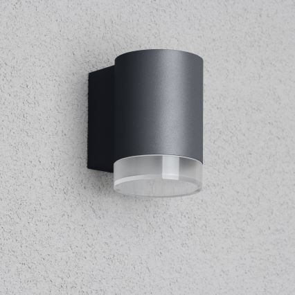 Brilagi - LED RGBW ar regulējamu spilgtumu āra sienas gaismeklis MATERA 1xGU10/4,8W/230V 3000K IP54 antracīts + tālvadības pults
