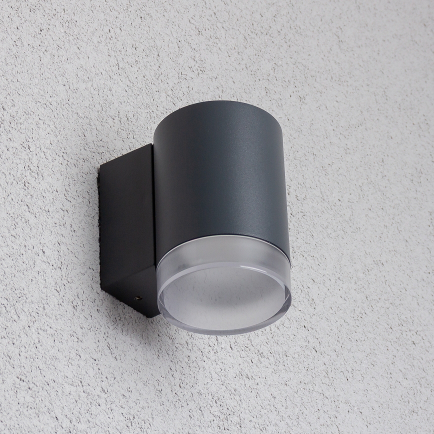 Brilagi - LED RGBW ar regulējamu spilgtumu āra sienas gaismeklis MATERA 1xGU10/4,8W/230V 3000K IP54 antracīts + tālvadības pults