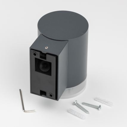 Brilagi - LED RGBW ar regulējamu spilgtumu āra sienas gaismeklis MATERA 1xGU10/4,8W/230V 3000K IP54 antracīts + tālvadības pults