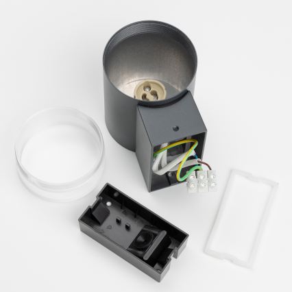 Brilagi - LED RGBW ar regulējamu spilgtumu āra sienas gaismeklis MATERA 1xGU10/4,8W/230V 3000K IP54 antracīts + tālvadības pults