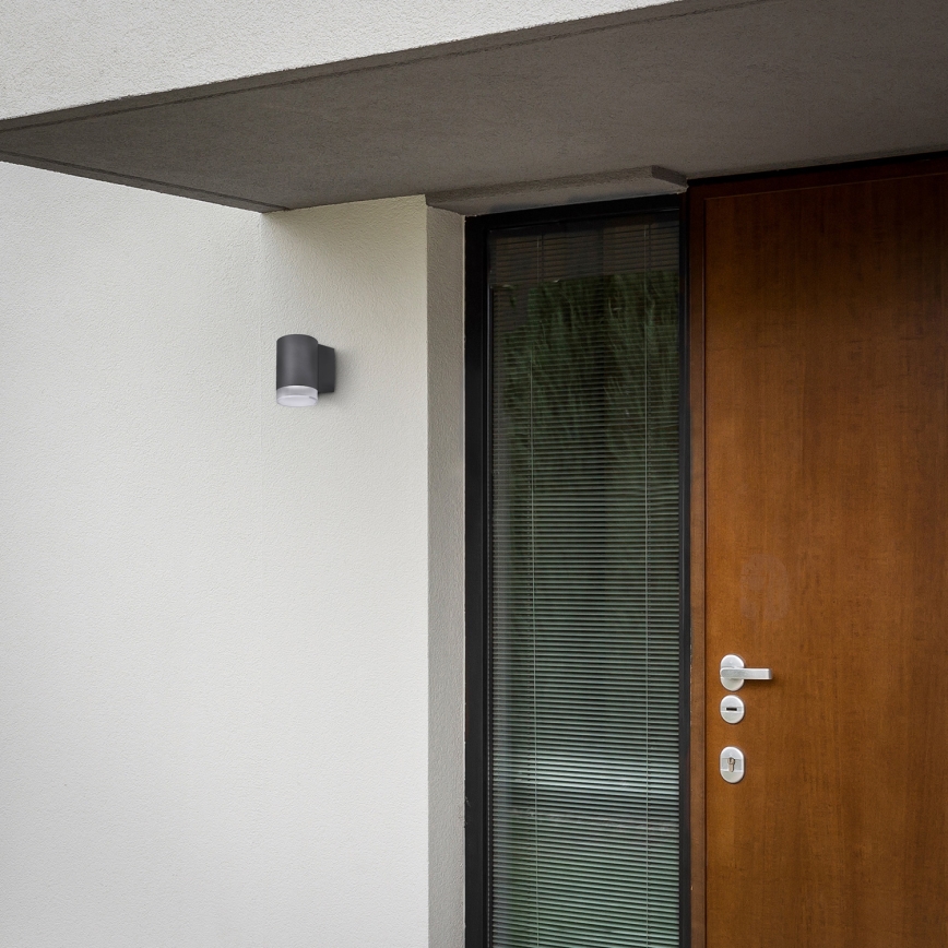 Brilagi - LED RGBW ar regulējamu spilgtumu āra sienas gaismeklis MATERA 1xGU10/4,8W/230V 3000K IP54 antracīts + tālvadības pults
