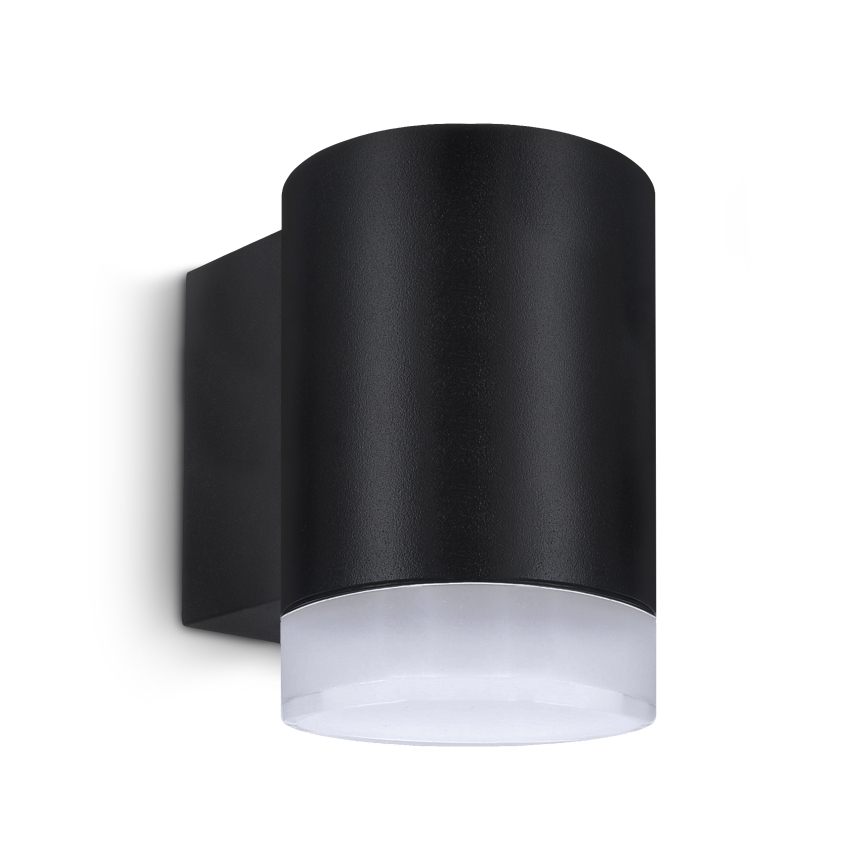 Brilagi - LED RGBW aptumšojams āra sienas gaismeklis MATERA 1xGU10/4,8W/230V 3000K IP54 melns + ar tālvadības pulti