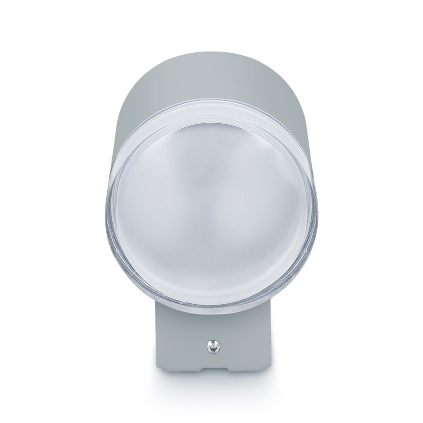 Brilagi - LED RGBW ar regulējamu spilgtumu āra sienas gaismeklis MATERA 1xGU10/4,8W/230V 3000K IP54 pelēks + ar tālvadības pulti