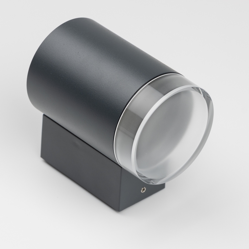 Brilagi - LED RGBW ar regulējamu spilgtumu āra sienas gaismeklis MATERA 1xGU10/6W/230V 3000K IP54 antracīts + tālvadības pults