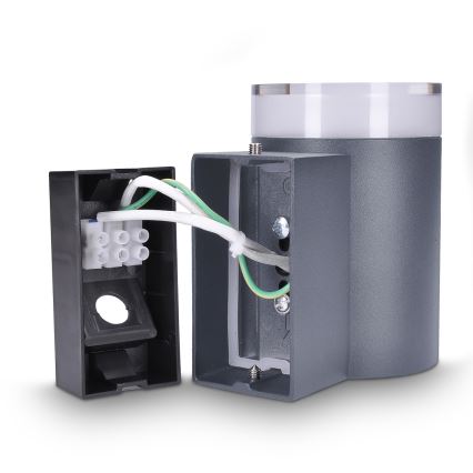 Brilagi - LED RGBW ar regulējamu spilgtumu āra sienas gaismeklis MATERA 1xGU10/6W/230V 3000K IP54 antracīts + tālvadības pults