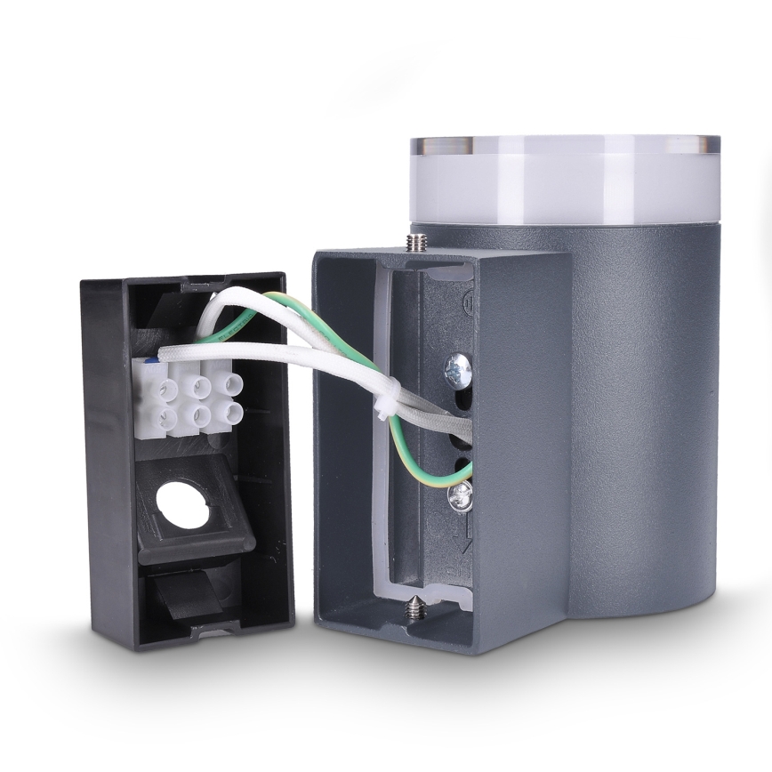 Brilagi - LED RGBW ar regulējamu spilgtumu āra sienas gaismeklis MATERA 1xGU10/6W/230V 3000K IP54 antracīts + tālvadības pults