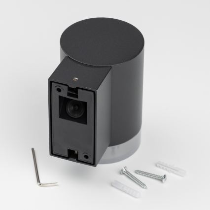 Brilagi - LED RGBW aptumšojams āra sienas gaismeklis MATERA 1xGU10/6W/230V 3000K IP54 melns + ar tālvadības pulti