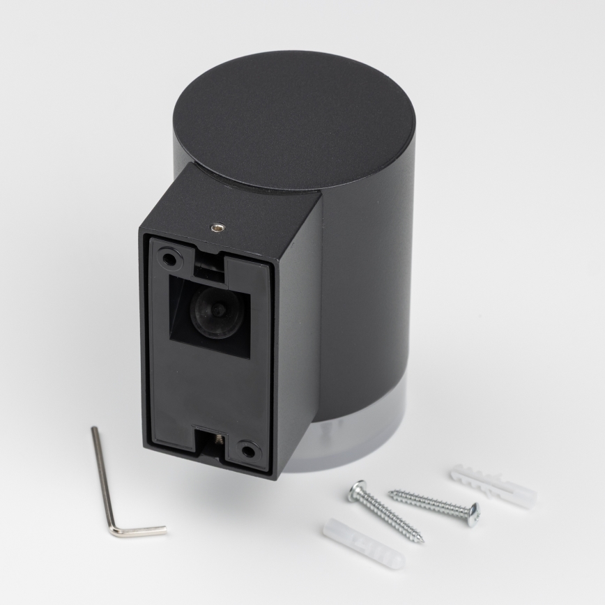 Brilagi - LED RGBW aptumšojams āra sienas gaismeklis MATERA 1xGU10/6W/230V 3000K IP54 melns + ar tālvadības pulti