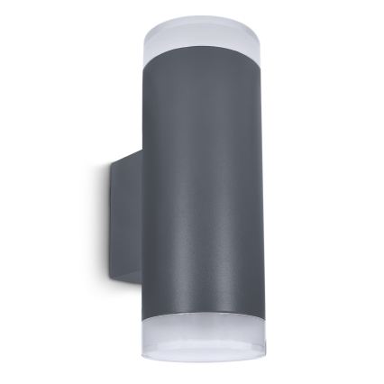 Brilagi - LED RGBW ar regulējamu spilgtumu āra sienas gaismeklis MATERA 2xGU10/4,8W/230V 3000K IP54 antracīts + tālvadība